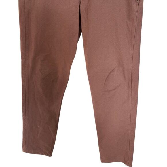 Lululemon Commission Pant Slim Tapered Fit In Reddish Pink Size 32 - Picture 5 of 13